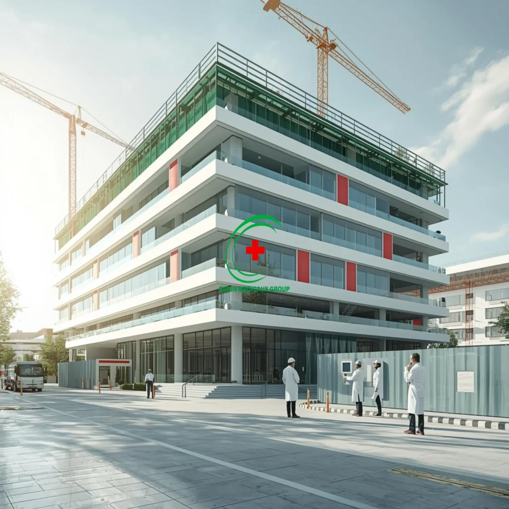 Construction d’infrastructures sanitaires, Bénin Médicaux Group, Cotonou, Parakou, Bénin, Afrique.