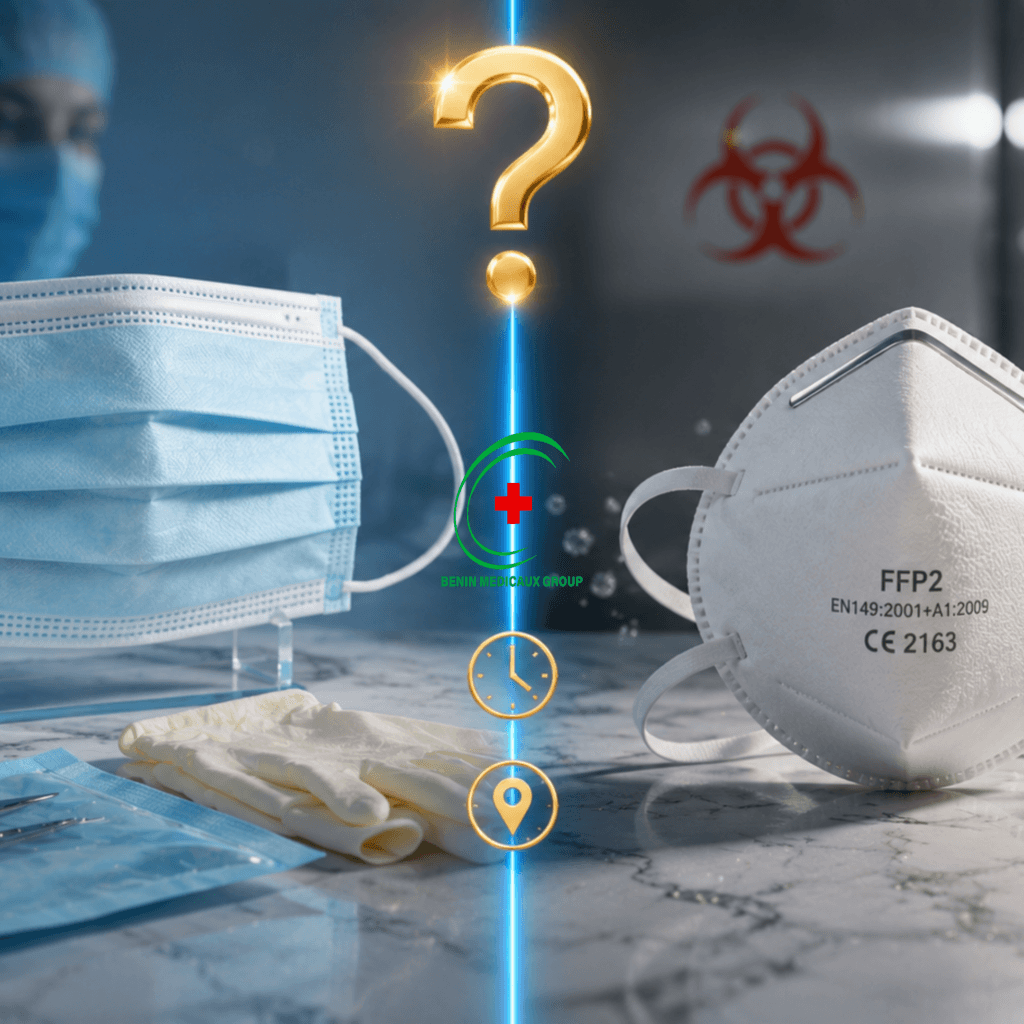 Masque chirurgical vs FFP2