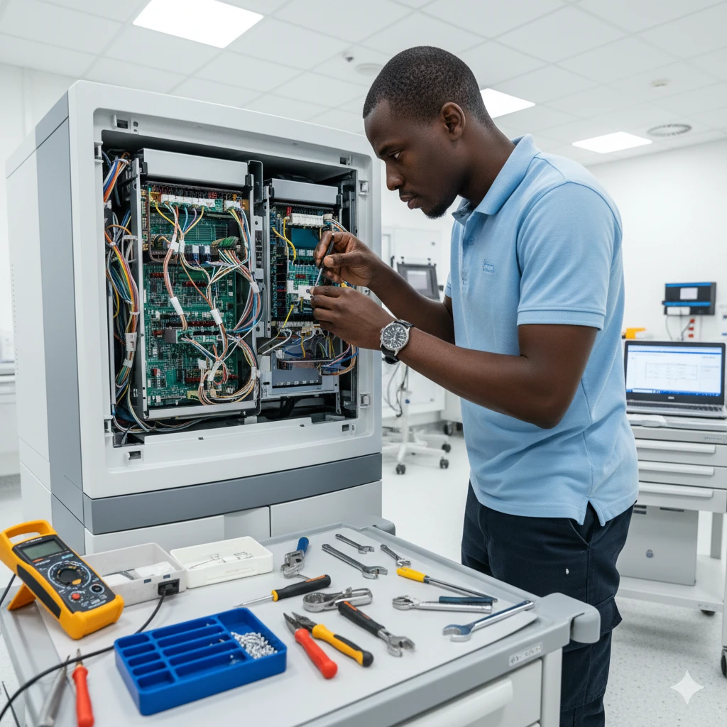 Image illustrant Maintenance biomédicale en Afrique de l’Ouest : importance, enjeux, services et opportunités pour les structures de santé